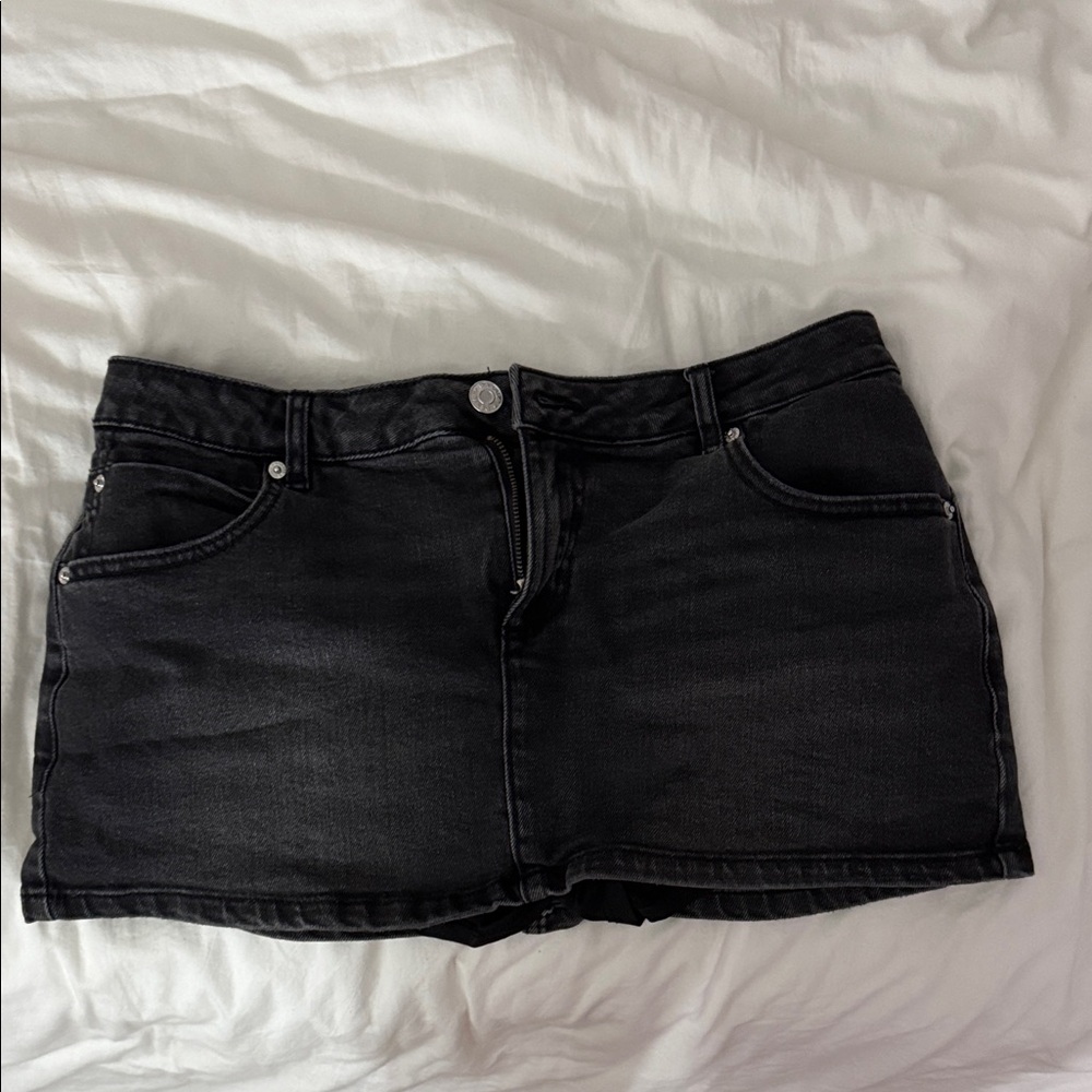 Garage Black Mini Skirt
